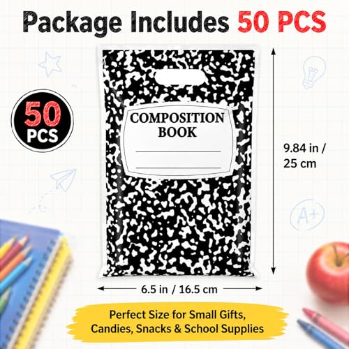 Bolsas de plástico para dulces que evitan roturas en fiestas de regreso a clases con 50 uds 2