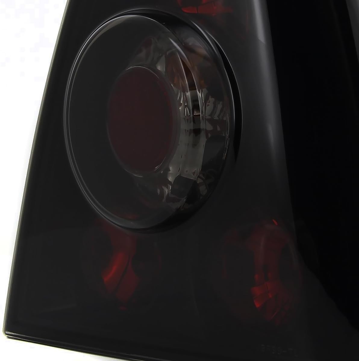 SPEC-D TUNING Dark Smoke Lens Glossy Black Housing Tail Brake Lights Compatible with 1999-2005 VW Jetta/Bora MK4 4-door Sedan, Left + Right Pair Assembly