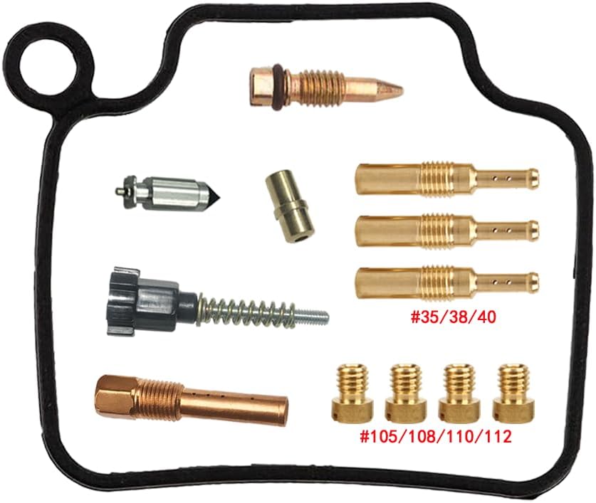 CB 250 TWO FIFTY Carburetor Repair Kit CB250 1991-1992 1998-2004 Single Carb Float Diaphragm Parts (repair kit,float,Diaphragm)