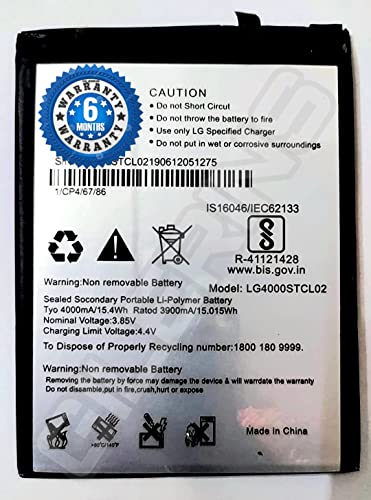 Image of Original LG4000STCL02 Battery for LG W30 LMX440IM LMX440ZM Battery with 6 Month Warranty**(S00260)