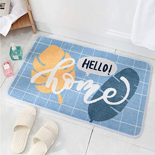 Tapis d'entrée absorbant et paillasson moderne lavable pour maison