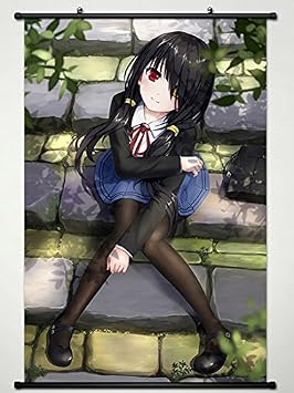 Date A Live Wall Scroll Poster Fabric Painting for Anime Tokisaki Kurumi 172 L