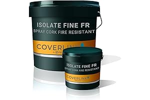 Isolate Natural Spray Cork Fire and Water-Resistant Spray Cork Granules