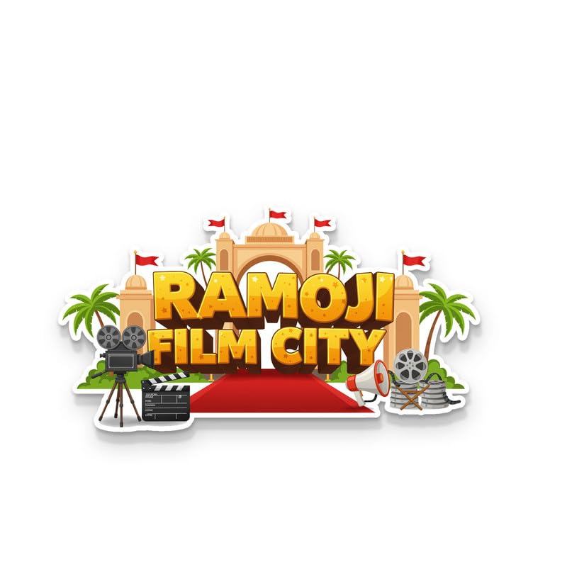 Image of Ramoji Film City Fridge Magnets, Glossy Finish, Stylish Magnet for Fridge, Wardrobe & Metal Surfaces