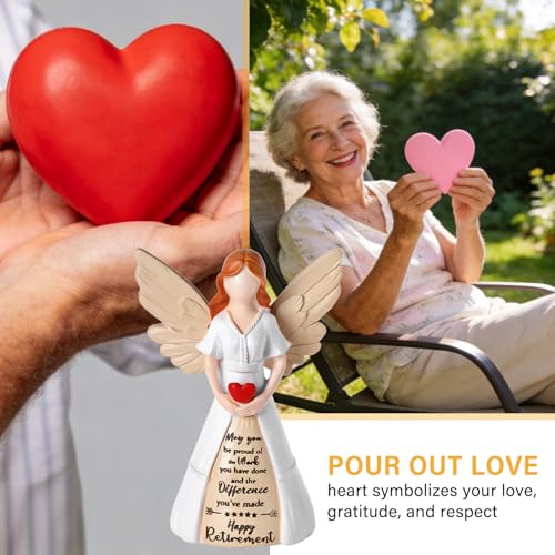 hooppoo 2026 Happy Retirement Gift Angel Figurine for Woman - image 3