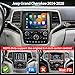 Car Radio Stereo for OEM 8.4 inch Jeep Grand Cherokee 2014-2020 Head Unit Replacement Radio with CarPlay Touch Screen Android Auto Bluetooth WiFi GPS Navigation 64G