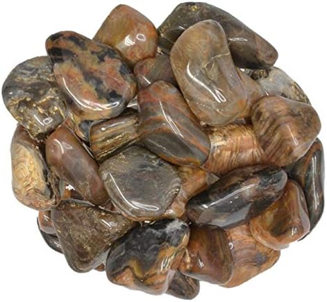 Hypnotic Gems Materials: 3 lbs Unakite Tumbled Stones from Africa - Medium - 1" to 1.25" - Polished Rocks and Gemstones for Art, Crafts, Fountains, Crystal Healing and More!