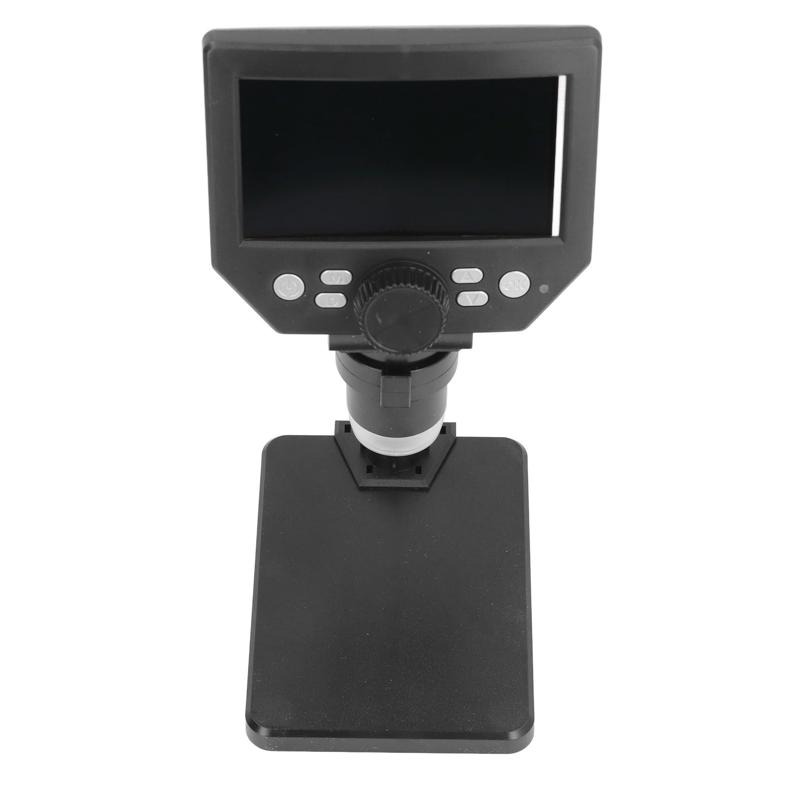 Digitalmikroskop, 4,3-Zoll-LCD-Lötmikroskop mit ABS-Aluminiumlegierungsgehäuse, 10-MP-Kamera, 1- Bis 1000-fachem Zoom, 8 LED-Vollansicht für Elektronikreparatur und Münzbetrachtung