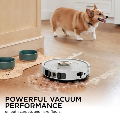Shark Stratos 2-in-1 Robot Vacuum & Mop with 25+ Hands-Free Features & NeverTouch Self-Cleaning Base, Precision Mapping, Autolift Technology, HEPA Filtration, Edge Detect, AV2700ZE, White - Image 3