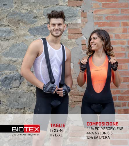 Biotex Canotta Summerlight Traspirante Da Uomo Per Ciclismo E Running, Intimo Tecnico Sportivo Ottimo Per L'estate, Bianco, Taglia Ii (L/Xxl) - 7