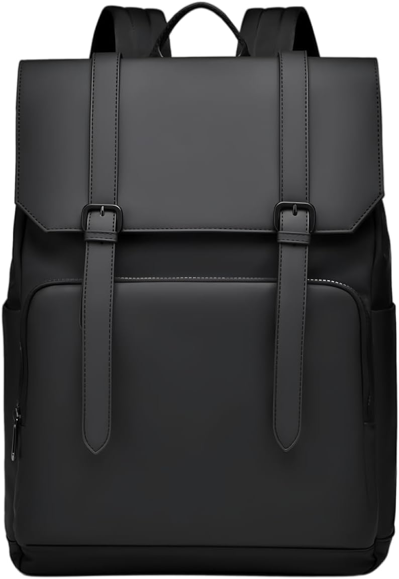 Leisure Travel Backpack, Laptop Compatible, Adjustable Shoulder Straps, Black Grey Green Colors, Outdoor Casual Style (black)