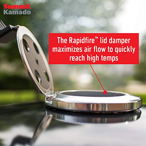 Weber Summit Kamado E6 Charcoal Grill, Black Weber Summit Kamado E6 Charcoal Grill, Black