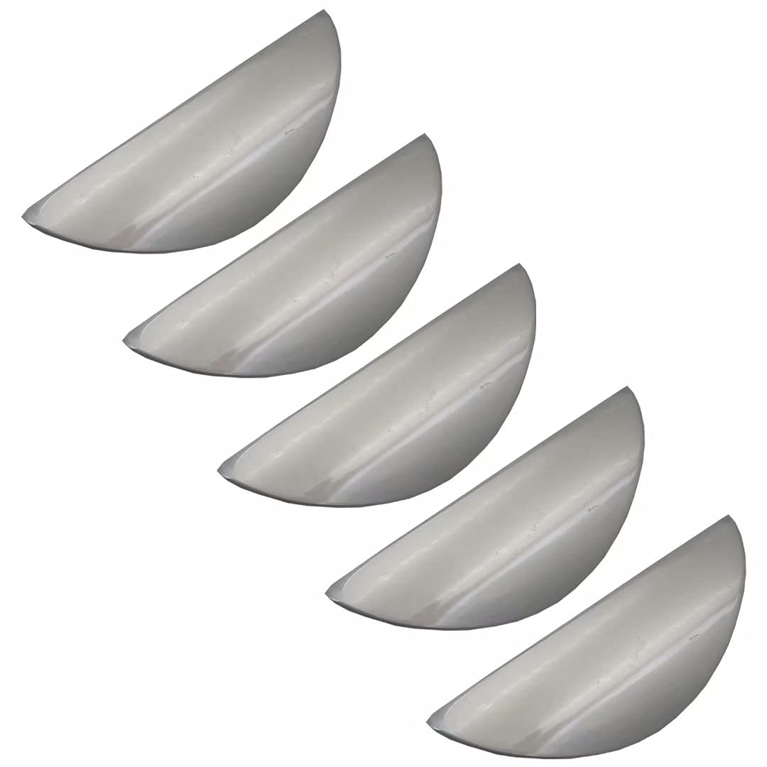 Poignée de meuble 32mm entraxe en alliage de zinc nickel brossé lot de 5