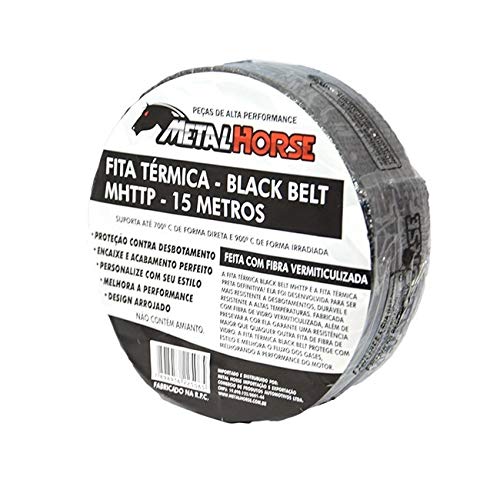 Fita Térmica Manta Para Escapamentos Motos 1 Metro de Fita + 2 Abraçadeiras