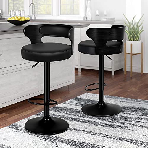 Dimensioni: il set di sgabelli da bar ha una dimensione di 44 x 39 x 75-96 cm, rendendolo una scelta eccellente per bar, banconi, isole della cucina, ristoranti, caffè, saloni, fattorie, saloni e molto altro ancora.