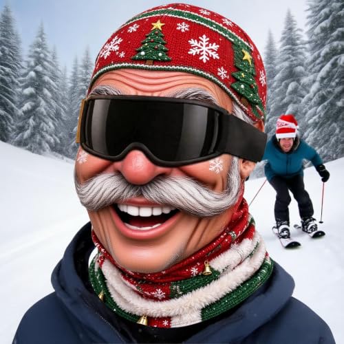 Qaezyco Funny Ski Mask,Funny Ski Mask,A,One Size - image 2