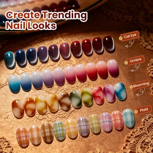 Image of Beetles Fall Jelly Gel Nail Polish Set, Leisure Fall 7.5ML 20 Colors