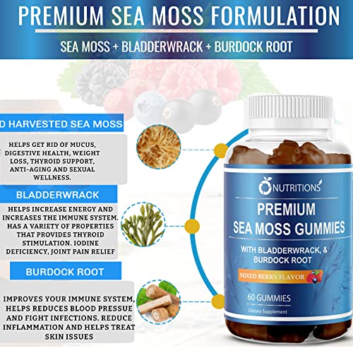O Nutritions Sea Moss Capsule And Sea Moss Gummies #TOP4