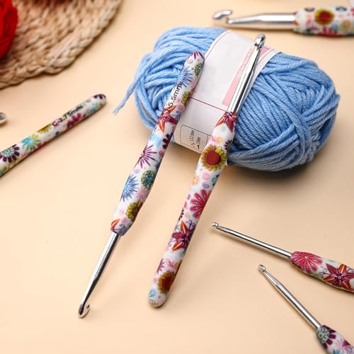 Lot de crochets à poignée douce : outils indispensables pour projets d'artisanat - 2