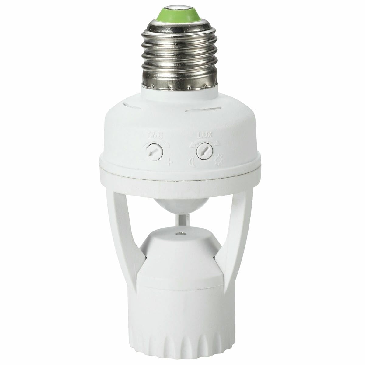VoltShine Douille E27 avec capteur infrarouge, idéale pour automatiser l'éclairage et économiser de l'énergie en intérieur et en extérieur.