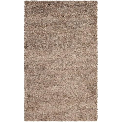 Image of F & B RUGS ; SUPERIOR QUALITY PRODUCTS Firoz and Brothers Handwoven Super Soft Indoor Modern Shag Microfibre Silky Fluffy Smooth 9x12 feet Beige A