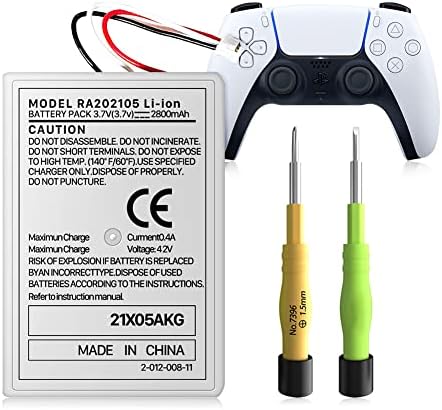 PS5 Controller Battery, High Capacity Replacement New 0 Cycle Li-ion