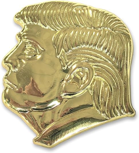 President Donald Trump Pin Gold Plated Lapel Brooch (1.2 Inches)