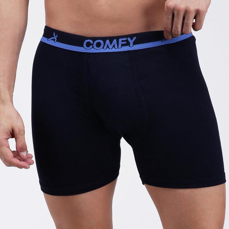 Image of Amul Comfy Men's Trunk Underwear | Soft Outer Elastic | Soft Waistband | Breathable Comfortable Innerwear | Pack of 10 | Color May Vary