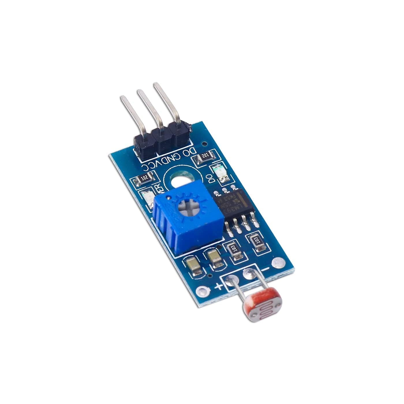 LM393 Photosensitive light dependent resistor LDR sensor module (Pack of 1)-image-6