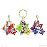 ティーズファクトリー ウマ娘プリティーダービー３チャームキーホルダー ゴールドシップ/ウオッカ/ダイワスカーレット H60×W59×D3mm UM-5581259UB
