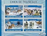 Gebiet: Togo Prophila Collection Togo 3714-3717 Kleinbogen (kompl.Ausg.) 2010 Schlittenhunde (Briefmarken für Sammler) Hunde