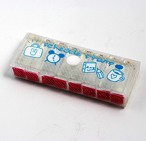 Chengyida Set Of 8Pcs Mini Crystal Stamps Weather Theme Personalized Stamps Rubber Stamps Crafts Scrapbook #TOP3