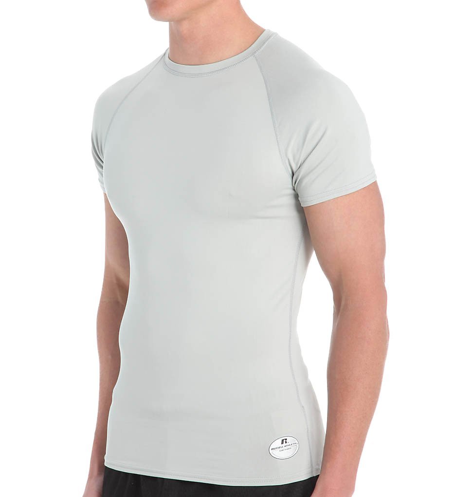 Russell Athletic Men's Compression Short Sleeve...