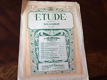 Paperback ETUDE..OP 22 NO 1.. WOLLENHAUPT NO 1204 Sheet Music Book