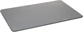 LYOR - Tapete de Pedra Diatomita para Banheiro Cinza Escuro 60cm x 39cm