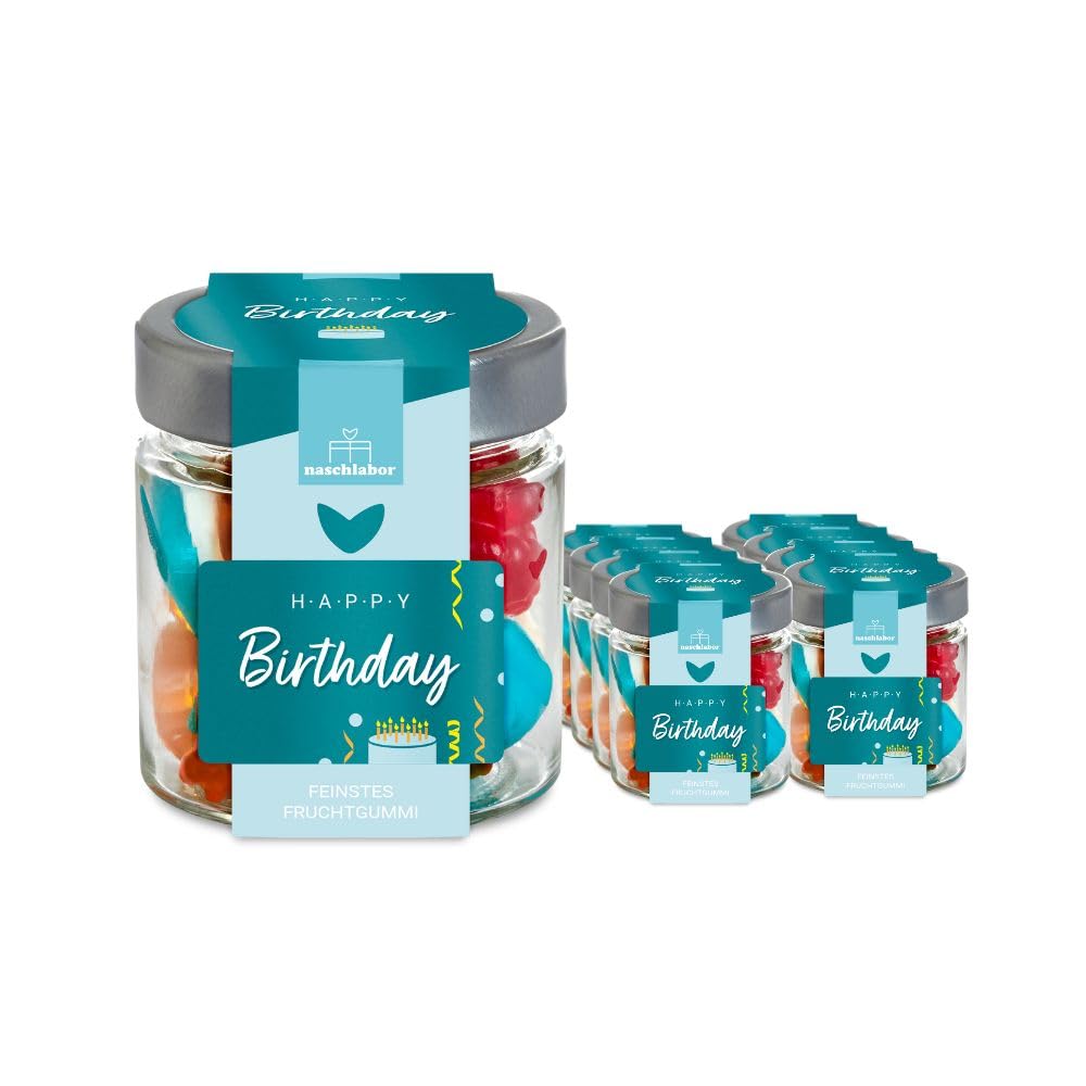 Happy Birthday - Süßes Geburtstagsgeschenk | 120g Fruchtgummi