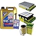 Produktbild QR-PARTS 69372102 Filter Set Inspektionspaket 5 Liter Motoröl Longlife III 5W-30 MANN-FILTER Innenraumfilter Luftfilter Ölfilter