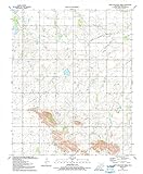 YellowMaps Rainy Mountain Creek OK topo map, 1:24000 Scale, 7.5 X 7.5 Minute, Historical, 1991, Updated 1992, 27.3 x 22.5 in - Polypropylene