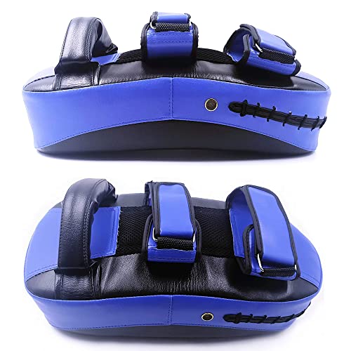 Kicking Shield Muay Thai Kick Pad 15X8X4Inch Solo Training Equipment Pad Curved Kickboxing Strike Coaching Boxing Mma Martial Arts Karate Punching #TOP1