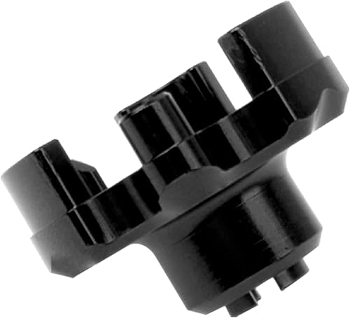 Miniatura 3 de ShareGoo - Soporte de carcasa de transmisión de aleación de aluminio con eje de transmisión, pieza de actualización #7793 compatible con Traxxas 15