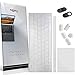 Homy Full Protection for MacBook Pro 15 inch 2016-2019. Kit of 10: Keyboard Cover Ultra-Thin TPU, Touch Bar Cover, Trackpad Protector, 2X Webcam Cover, 5X Dust Plugs Accessories For Apple a1707, a1990