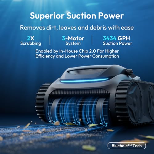 Image of (2026 New) Bubot 700 Gen2 Pool Vacuum for Inground Pools, Cordless Robotic Pool Cleaner with 210 Min Runtime, Strong Suction, Wall & Waterline Cleaning, App Control & Smart Navigation, Deep Gray