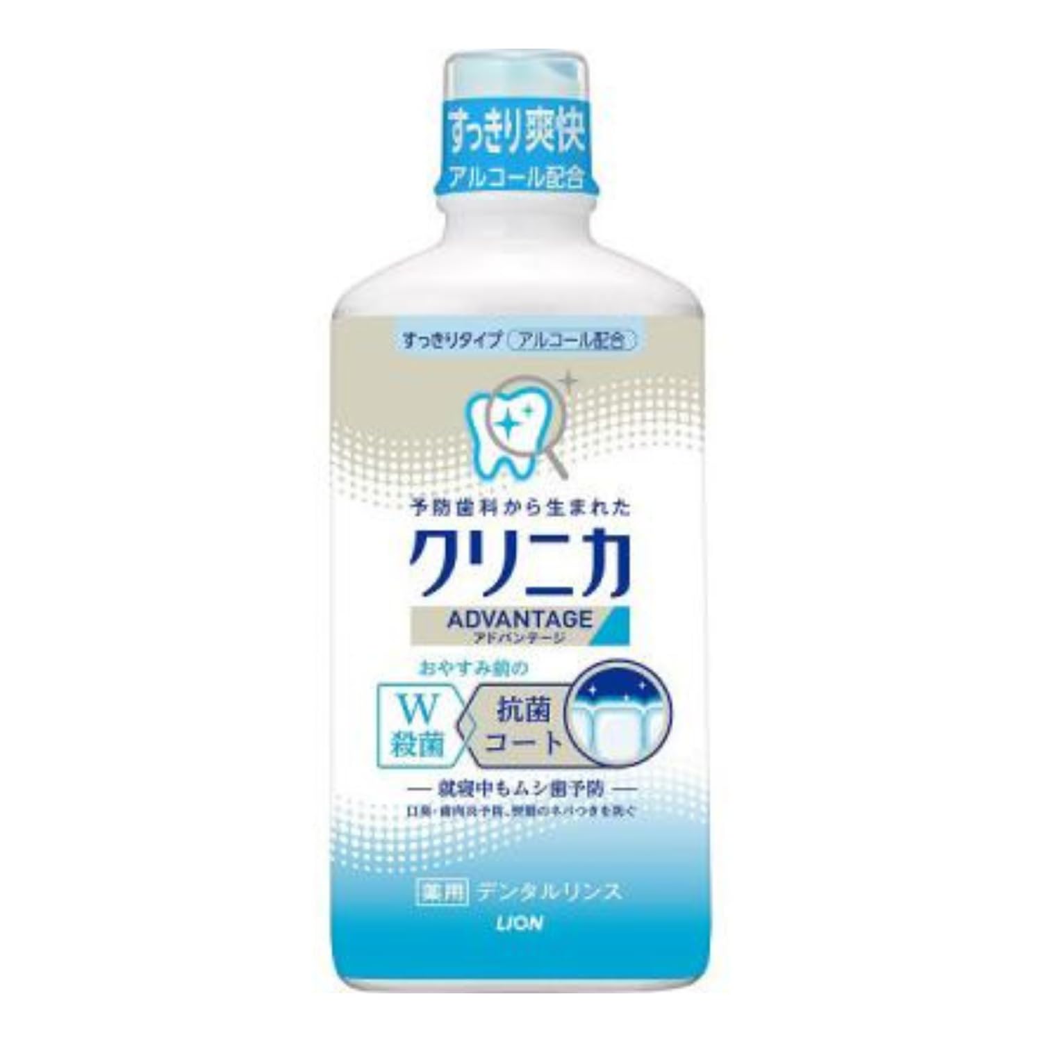 Tooth Care Lion Clinica Advantage Dental Rinse 450ml - Cool (Green tea Set)