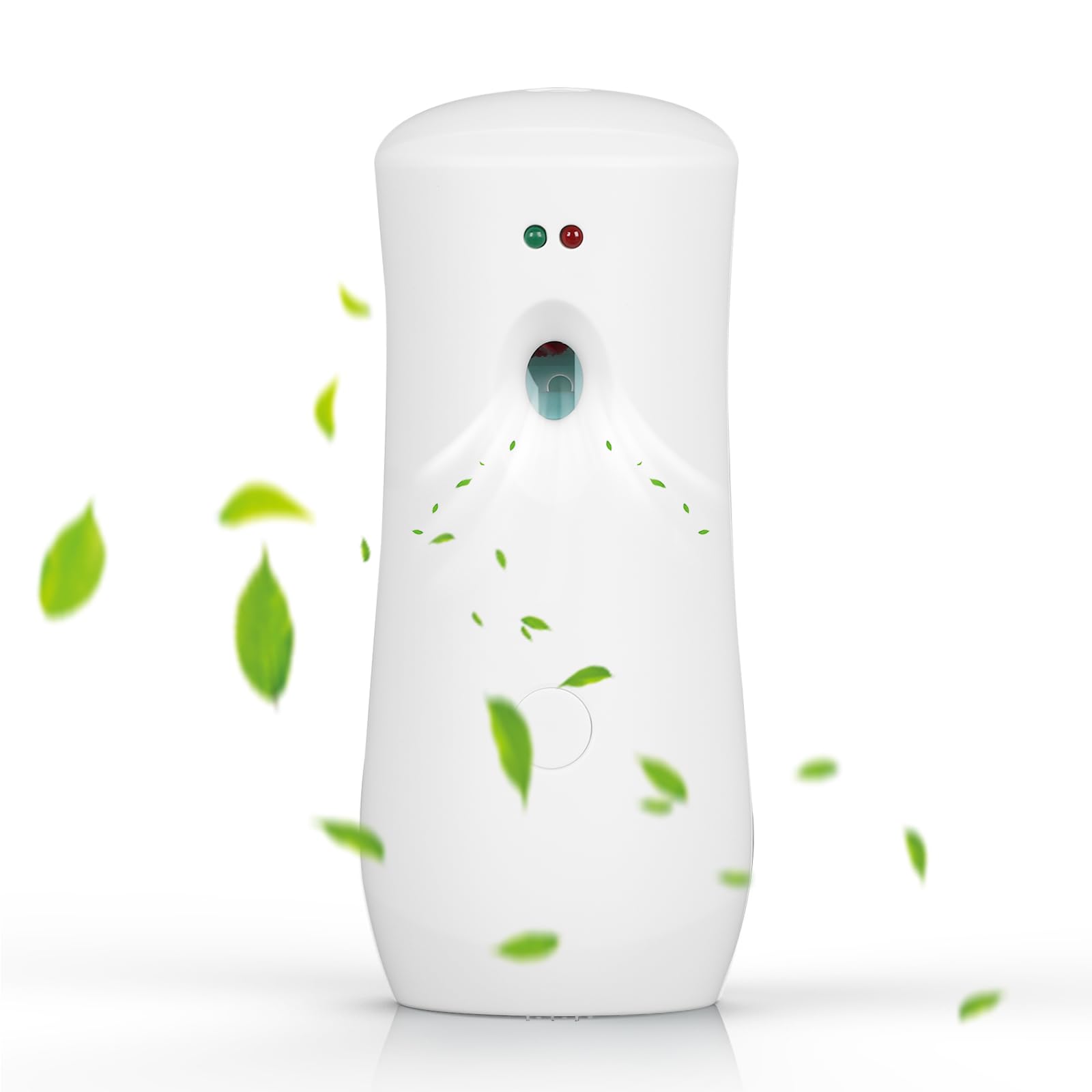 Dispensador de Perfume Automático, Dispensador de Ambientador Automático Automático de Fragancias Ambientador Aerosol Ajustable para Interior-dormitorio, Hotel, Oficina, Aseo, Coche (Blanco)