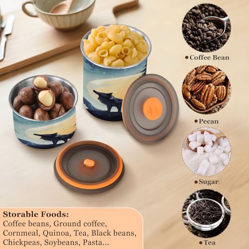 Envase Hermético para Café de Acero Inoxidable 500 ml miniatura 5