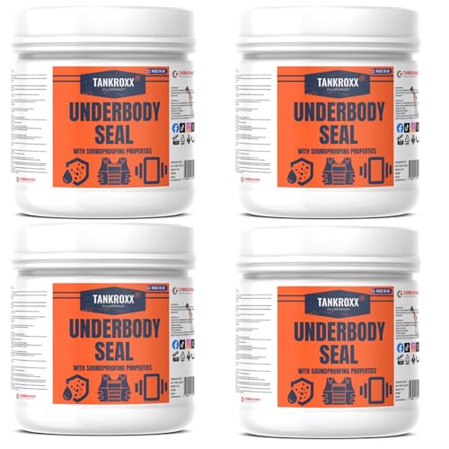 Carbusonic Car Underseal Brush-On, Heavy Duty Rust Protection for Vehicles, Durable & Easy Application, Prevents Corrosion, Premium Automotive Undercoating Solution. (4lt)