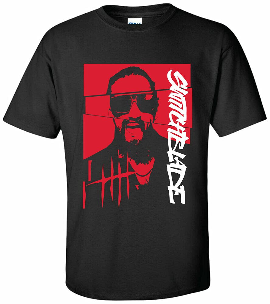 FENGHUASwitchblade Jay White Men's Tshirt Japan Njpw King Switch Bullet Club Men's T-Shirts are Comfortable Black L