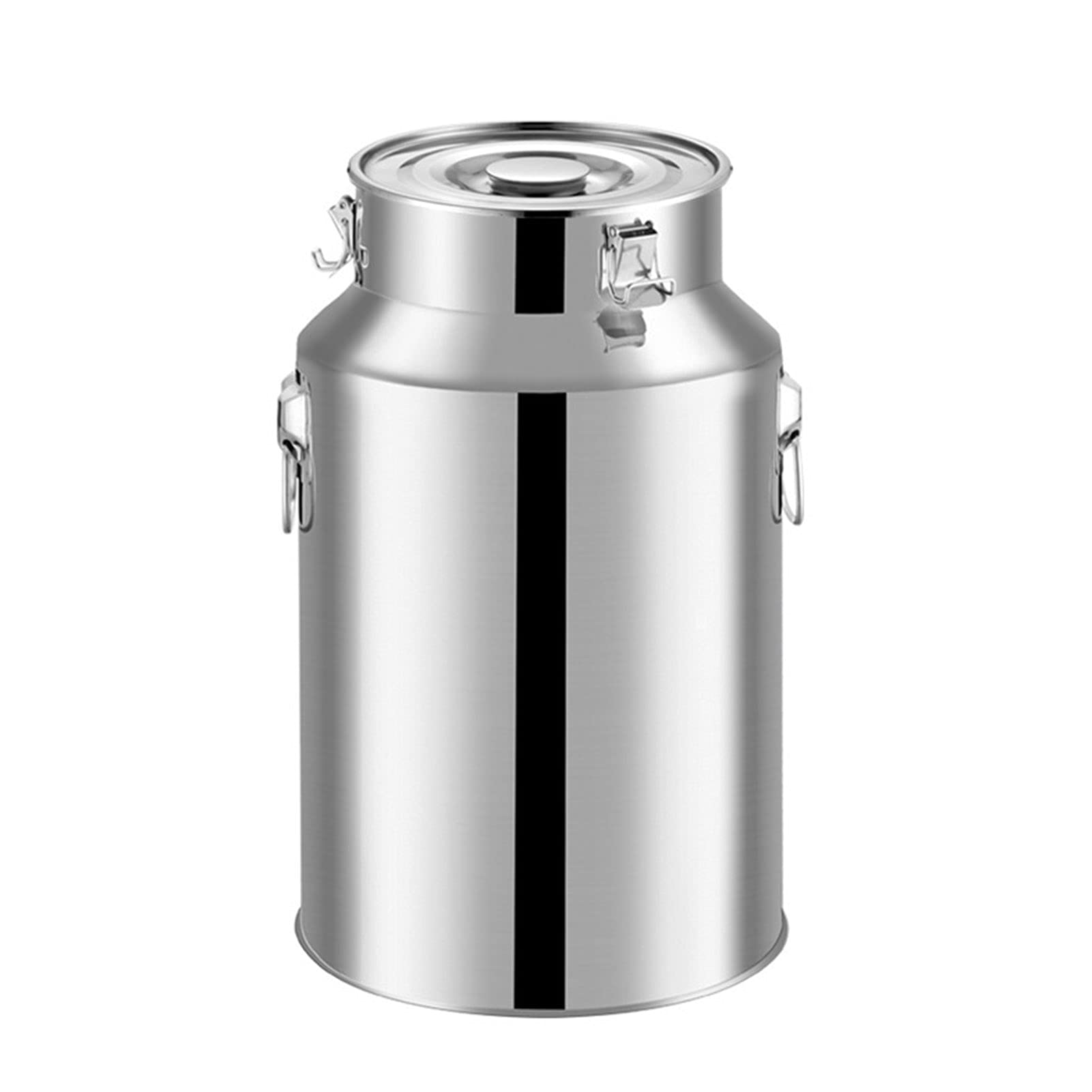 Amazon｜ミルク缶-201ステンレス鋼ミルク缶ワインペールジャグ 