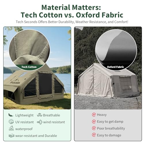 Carpa Inflable Grande de Lujo NANJEEN 12m2 para 2-10 Personas miniatura 6