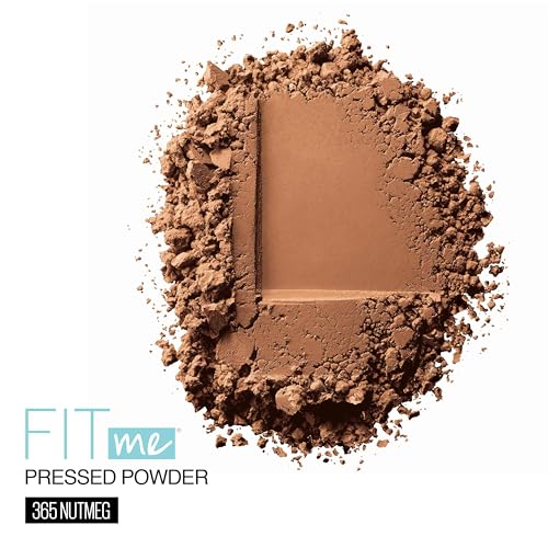 Image of Maybelline Fit Me Matte + Poreless Pressed Face Powder Makeup & Setting Powder, Nutmeg, 1 Count